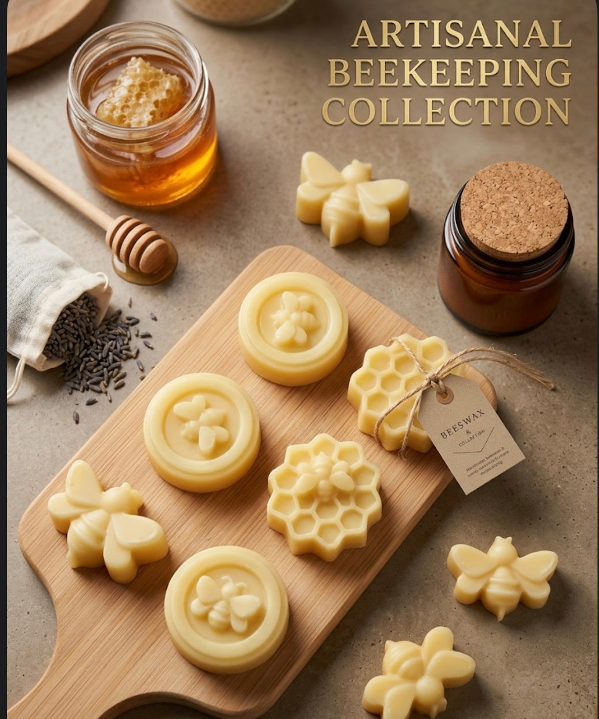 NubZana Honeycomb Tallow Lotion Bar (100g)